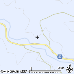 愛知県豊田市稲武町横川入周辺の地図