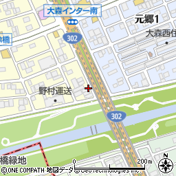 名古屋第二環状自動車道周辺の地図