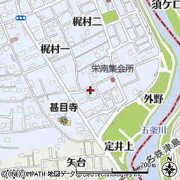 愛知県あま市西今宿梶村三48-4周辺の地図