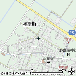 〒521-1242 滋賀県東近江市福堂町の地図