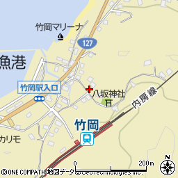 千葉県富津市萩生607周辺の地図