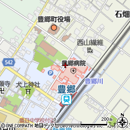 豊郷病院周辺の地図