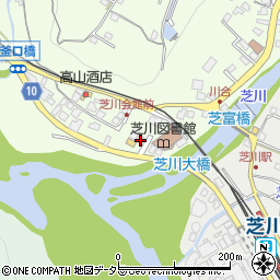 富士宮警察署芝川交番周辺の地図