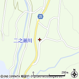 三重県いなべ市北勢町二之瀬1218-3周辺の地図
