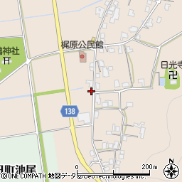 兵庫県丹波市市島町梶原335周辺の地図