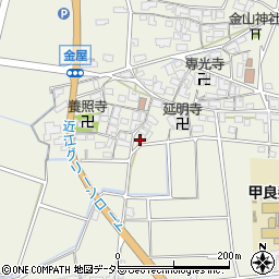 滋賀県犬上郡甲良町金屋857-1周辺の地図