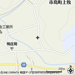 兵庫県丹波市市島町上牧58周辺の地図
