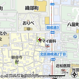 清蓮寺周辺の地図
