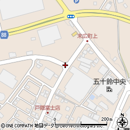 達磨周辺の地図
