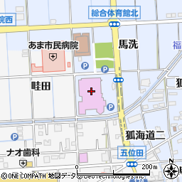 甚目寺総合体育館周辺の地図