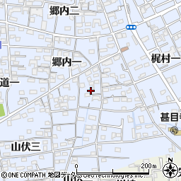 愛知県あま市西今宿郷内一17周辺の地図