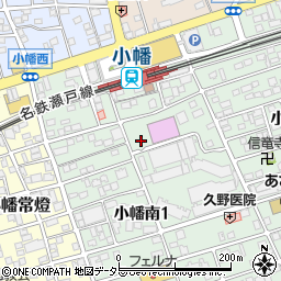 小幡駅南公園周辺の地図