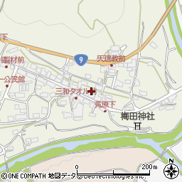 三和タオル製織株式会社　工場周辺の地図