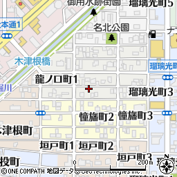 愛知県名古屋市北区龍ノ口町2丁目2周辺の地図
