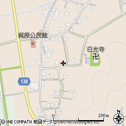 兵庫県丹波市市島町梶原413周辺の地図