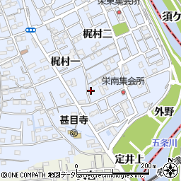 愛知県あま市西今宿梶村三35周辺の地図