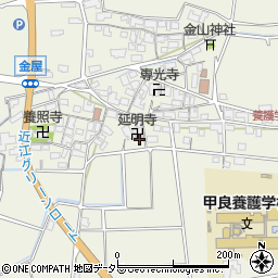 滋賀県犬上郡甲良町金屋847周辺の地図