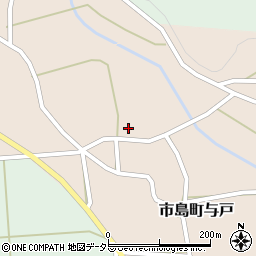 兵庫県丹波市市島町与戸2324周辺の地図