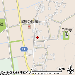 兵庫県丹波市市島町梶原422周辺の地図