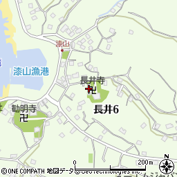 長井寺周辺の地図