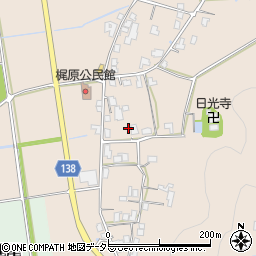 兵庫県丹波市市島町梶原419周辺の地図