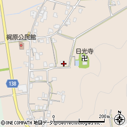 兵庫県丹波市市島町梶原410周辺の地図