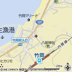 千葉県富津市萩生596周辺の地図