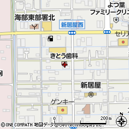 愛知県あま市新居屋鶴田13周辺の地図
