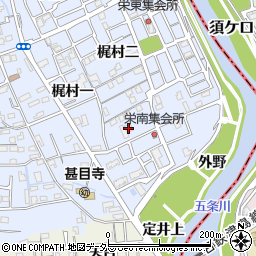 愛知県あま市西今宿梶村三44-1周辺の地図