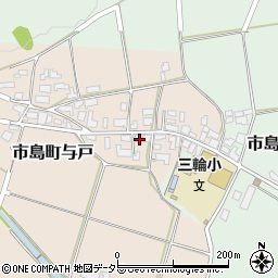 兵庫県丹波市市島町与戸332周辺の地図
