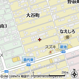 愛知県名古屋市守山区大谷町周辺の地図