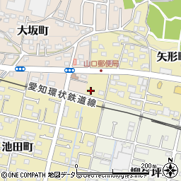 愛知県瀬戸市矢形町16周辺の地図