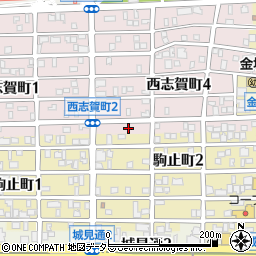 菱田硝子周辺の地図