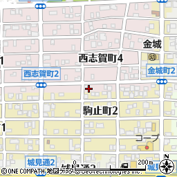 愛知県名古屋市北区西志賀町4丁目2周辺の地図