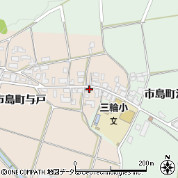 兵庫県丹波市市島町与戸304周辺の地図