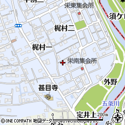 愛知県あま市西今宿梶村三37周辺の地図
