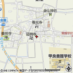 滋賀県犬上郡甲良町金屋842周辺の地図