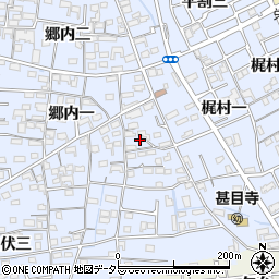 愛知県あま市西今宿郷内一24周辺の地図