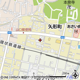 愛知県瀬戸市矢形町82周辺の地図