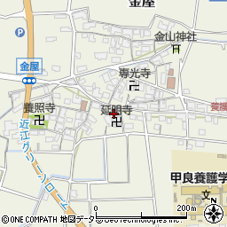 滋賀県犬上郡甲良町金屋845-1周辺の地図