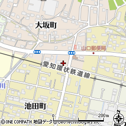 愛知県瀬戸市大坂町174周辺の地図