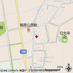 兵庫県丹波市市島町梶原424周辺の地図