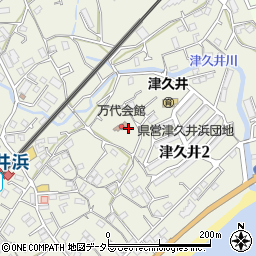 神奈川県横須賀市津久井2丁目周辺の地図