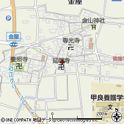 滋賀県犬上郡甲良町金屋844周辺の地図
