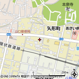 愛知県瀬戸市矢形町81周辺の地図