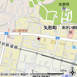 愛知県瀬戸市矢形町81-2周辺の地図