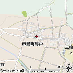 兵庫県丹波市市島町与戸363周辺の地図