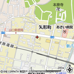 愛知県瀬戸市矢形町94周辺の地図