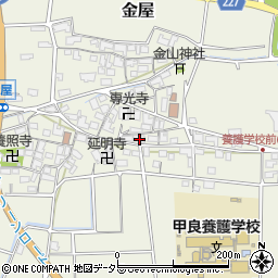 滋賀県犬上郡甲良町金屋821周辺の地図
