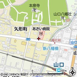 愛知県瀬戸市矢形町180周辺の地図